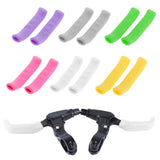 Maxbell Maxbell 1 Pair Soft Bike Brake Lever Cover Grip Guard Protector Handle Sleeve White