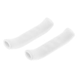Maxbell Maxbell 1 Pair Soft Bike Brake Lever Cover Grip Guard Protector Handle Sleeve White