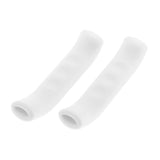 Maxbell Maxbell 1 Pair Soft Bike Brake Lever Cover Grip Guard Protector Handle Sleeve White