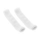 Maxbell Maxbell 1 Pair Soft Bike Brake Lever Cover Grip Guard Protector Handle Sleeve White