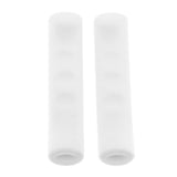 Maxbell Maxbell 1 Pair Soft Bike Brake Lever Cover Grip Guard Protector Handle Sleeve White