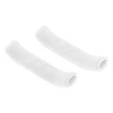 Maxbell Maxbell 1 Pair Soft Bike Brake Lever Cover Grip Guard Protector Handle Sleeve White