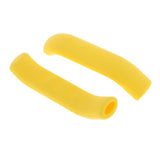 Maxbell Maxbell 1 Pair Soft Bike Brake Lever Cover Grip Guard Protector Handle Sleeve Yellow
