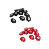 Maxbell 10Pcs Mountain Bike Cycling Rear Derailleur Guide Roller Jockey Wheel Black - Aladdin Shoppers