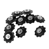 Maxbell 10Pcs Mountain Bike Cycling Rear Derailleur Guide Roller Jockey Wheel Black - Aladdin Shoppers