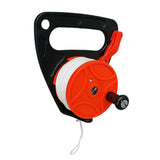 Maxbell Maxbell Scuba Diving Wreck SMB Dive Reel with Handle and 150ft Line Orange