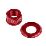 Maxbell 2Pcs Bicycle Hubs Nut Mountain Bike MTB Flange Nut Parts Drums Axle Screws