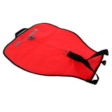 Maxbell Maxbell Deluxe Nylon 50lbs Salvage Lift Bag with Dump Valve for Scuba Diving Red