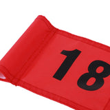 Maxbell Maxbell Small Nylon Golf Flag Golf Practice Putting Green Flag  Red with Number 18