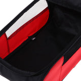 Maxbell Portable Golf Sports Shoes Bag Zippered Shoe Case Black+Red Half Net Side - Aladdin Shoppers