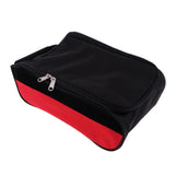 Maxbell Portable Golf Sports Shoes Bag Zippered Shoe Case Black+Red Net Side - Aladdin Shoppers