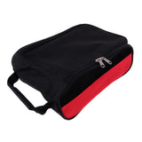 Maxbell Portable Golf Sports Shoes Bag Zippered Shoe Case Black+Red Net Side - Aladdin Shoppers