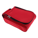 Maxbell Portable Golf Sports Shoes Bag Zippered Shoe Case Red Net Side - Aladdin Shoppers