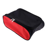 Maxbell Maxbell Portable Golf Sports Shoes Bag Zippered Shoe Case Black+Red