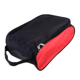 Maxbell Portable Golf Sports Shoes Bag Zippered Shoe Case Black+Red - Aladdin Shoppers