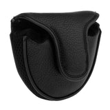 Maxbell Soft Comfortable PU Golf Mallet Head Cover Club Protector Putter Cover Black - Aladdin Shoppers