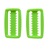 Maxbell Maxbell 2 Pieces Scuba Diving Weight Belt Keeper for Standard 5cm Webbing Green