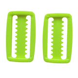 Maxbell Maxbell 2 Pieces Scuba Diving Weight Belt Keeper for Standard 5cm Webbing Yellow