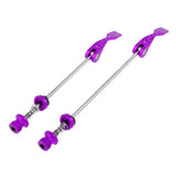 Maxbell Maxbell Bicycle Quick Release Skewers Road Bike Cycling Wheel Hub Skewers Purple