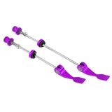 Maxbell Maxbell Bicycle Quick Release Skewers Road Bike Cycling Wheel Hub Skewers Purple