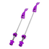 Maxbell Maxbell Bicycle Quick Release Skewers Road Bike Cycling Wheel Hub Skewers Purple