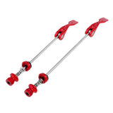 Maxbell Maxbell Bicycle Quick Release Skewers Road Bike Cycling Wheel Hub Skewers Red