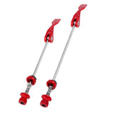 Maxbell Maxbell Bicycle Quick Release Skewers Road Bike Cycling Wheel Hub Skewers Red
