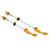 Maxbell Maxbell Bicycle Quick Release Skewers Road Bike Cycling Wheel Hub Skewers Gold