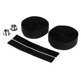 Maxbell Maxbell 2 Pieces Bicycle Sponge Handlebar Tape Bike Bar Wrap Ribbon Bar Plugs Black