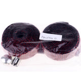 Maxbell Maxbell 2 Pieces Bicycle Sponge Handlebar Tape Bike Bar Wrap Ribbon Bar Plugs Red