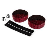 Maxbell Maxbell 2 Pieces Bicycle Sponge Handlebar Tape Bike Bar Wrap Ribbon Bar Plugs Red