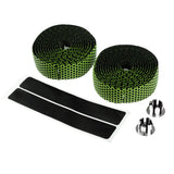 Maxbell Maxbell 2 Pieces Bicycle Sponge Handlebar Tape Bike Bar Wrap Ribbon Bar Plugs Green