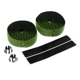 Maxbell Maxbell 2 Pieces Bicycle Sponge Handlebar Tape Bike Bar Wrap Ribbon Bar Plugs Green