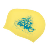 Maxbell Maxbell Elastic Silicone Swim Cap Swimming Pool Hat for Women Girls Men Yellow