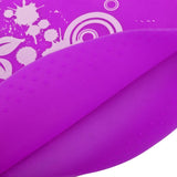 Maxbell Maxbell Elastic Silicone Swim Cap Swimming Pool Hat for Women Girls Men Purple