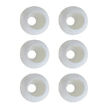 Maxbell 6 Pieces Elastic Shock Cord Rope Toggle Round Ball End Lock Stopper White - Aladdin Shoppers