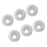 Maxbell 6 Pieces Elastic Shock Cord Rope Toggle Round Ball End Lock Stopper White - Aladdin Shoppers