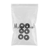 Maxbell 6 Pieces Elastic Shock Cord Rope Toggle Round Ball End Lock Stopper Black - Aladdin Shoppers