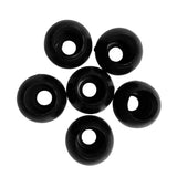 Maxbell 6 Pieces Elastic Shock Cord Rope Toggle Round Ball End Lock Stopper Black - Aladdin Shoppers