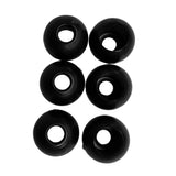 Maxbell 6 Pieces Elastic Shock Cord Rope Toggle Round Ball End Lock Stopper Black - Aladdin Shoppers