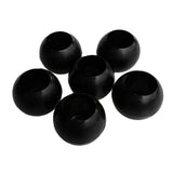 Maxbell 6 Pieces Elastic Shock Cord Rope Toggle Round Ball End Lock Stopper Black - Aladdin Shoppers