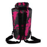 Maxbell Maxbell 30L Waterproof Dry Bag Backpack Rucksack Kayak Boat Floating Camo Fushia