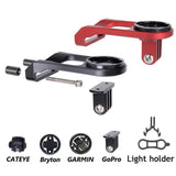 Maxbell Maxbell Aluminium Bike Handlebar Computer Mount Extension for Garmin Edge Gps Black