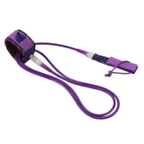 Maxbell Surfboard Leash Leg Rope Double Stainless Steel Swivels Purple 10 ft - Aladdin Shoppers