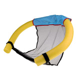 Maxbell Floating Pool Noodle Sling Mesh Float Chair Swimming Seat Water Toys Yellow