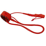 Maxbell Maxbell Surfboard Leash Leg Rope Double Stainless Steel Swivels Red 10 ft