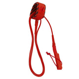 Maxbell Surfboard Leash Leg Rope Double Stainless Steel Swivels Red 10 ft - Aladdin Shoppers