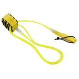 Maxbell Surfboard Leash Leg Rope Double Stainless Steel Swivels Yellow 8 ft - Aladdin Shoppers