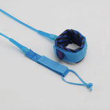 Maxbell Maxbell Surfboard Leash Leg Rope Double Stainless Steel Swivels Sky Blue 10 ft