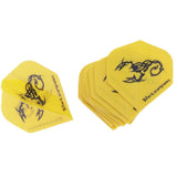 Maxbell 15Pcs Standard Dart Flights Standard Shape Extra Strong Dart Flights Yellow - Aladdin Shoppers